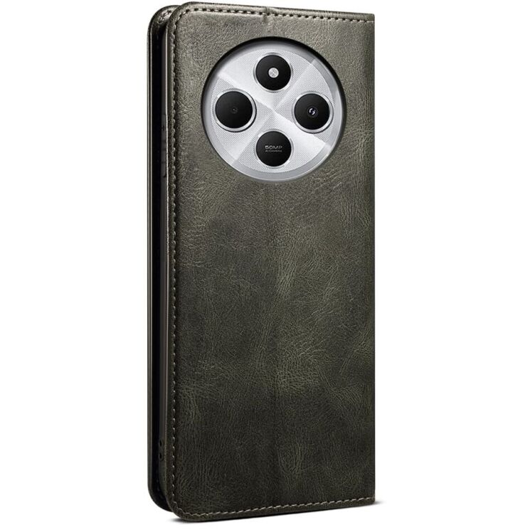 Защитный чехол UniCase Leather Wallet для Xiaomi Redmi 14C / Redmi A4 5G / Poco C75 - Green: фото 6 из 6