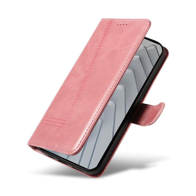Защитный чехол UniCase T-Shape Lines для Xiaomi Redmi Note 14 4G - Rose Gold: фото 7 из 8