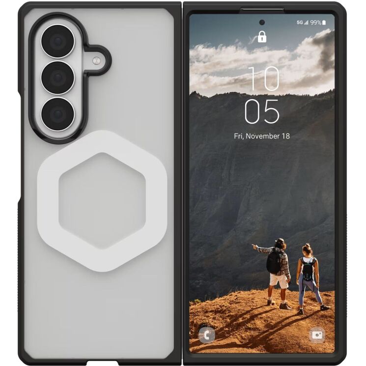 Захисний чохол URBAN ARMOR GEAR Mouve для Samsung Galaxy Fold 8 Ultra (214560114343) - Ice: фото 2 з 13