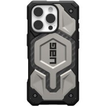 Защитный чехол URBAN ARMOR GEAR (UAG) Monarch Pro для Apple iPhone 16 Pro - Titanium: фото 1 из 13