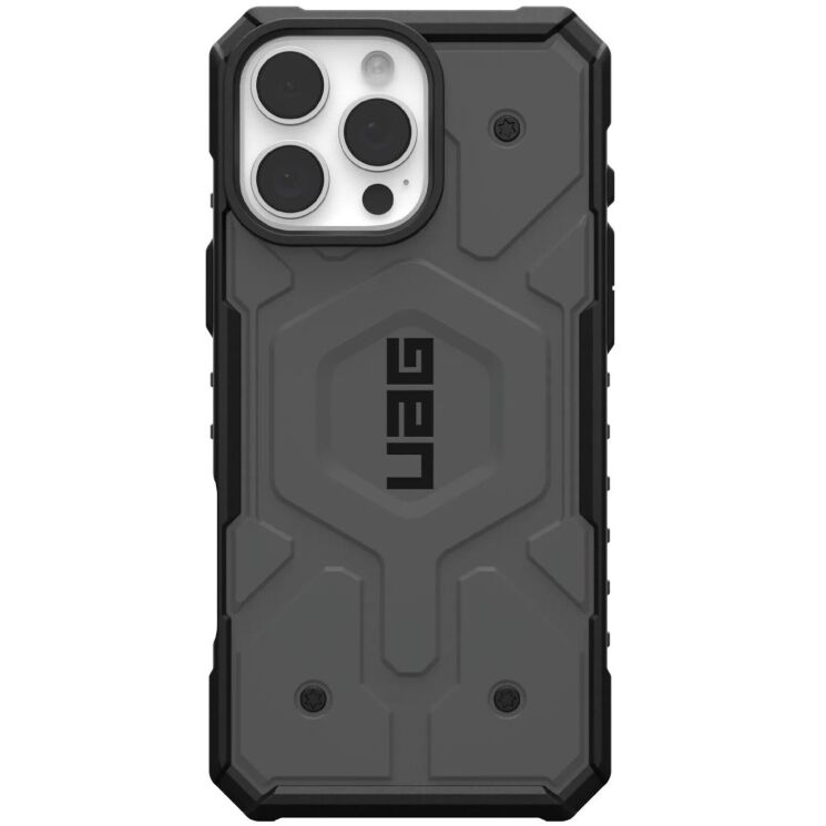 Защитный чехол URBAN ARMOR GEAR (UAG) Pathfinder MagSafe для Apple iPhone 16 Pro Max - Silver: фото 1 из 12