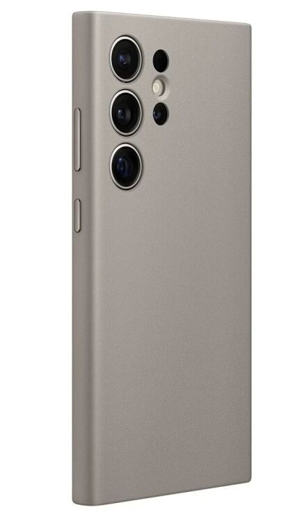 Захисний чохол Vegan Leather Case для Samsung Galaxy S24 Ultra (S928) GP-FPS928HCAAW - Taupe: фото 3 з 5