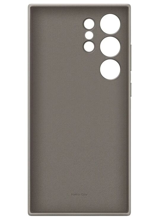 Захисний чохол Vegan Leather Case для Samsung Galaxy S24 Ultra (S928) GP-FPS928HCAAW - Taupe: фото 5 з 5