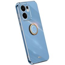 Защитный чехол XINLI Porcelain Magnetic для OPPO Reno 13 F/FS 5G - Blue: фото 1 из 7