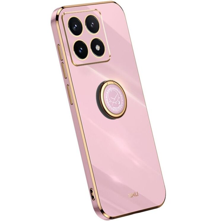 Защитный чехол XINLI Porcelain Ring для Xiaomi 14T Pro - Purple: фото 1 из 5
