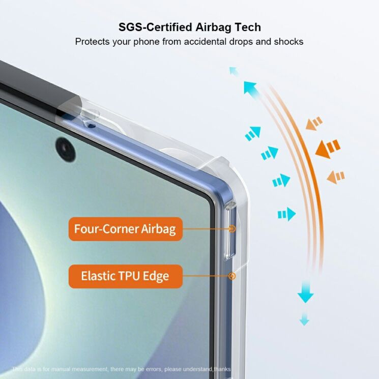 Защитный чехол XUNDD Rugged Case (FF) для Samsung Galaxy Fold 8 Ultra - Black: фото 5 из 7