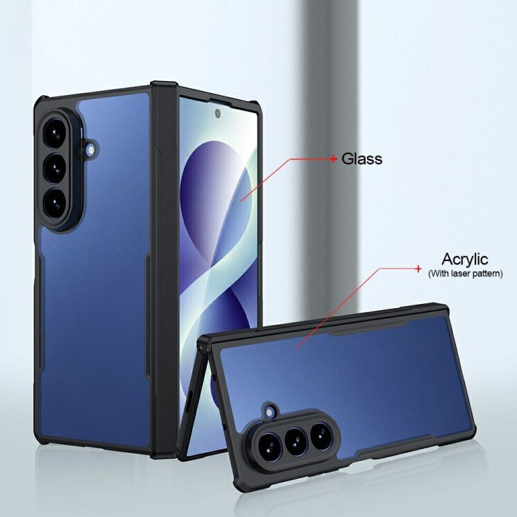Защитный чехол XUNDD Rugged Case (FF) для Samsung Galaxy Fold 8 Ultra - Black: фото 6 из 7