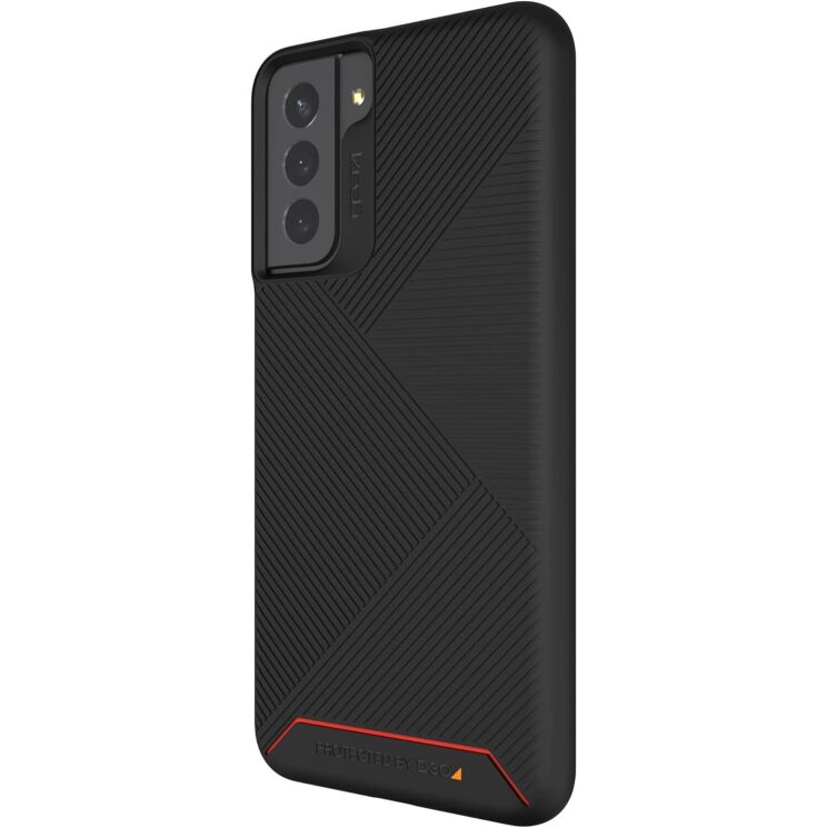 Защитный чехол Zagg Gear4 Battersea Denali D30 для Samsung Galaxy S21 (G991) (702007299 /702007459) - Black / Red: фото 5 из 13
