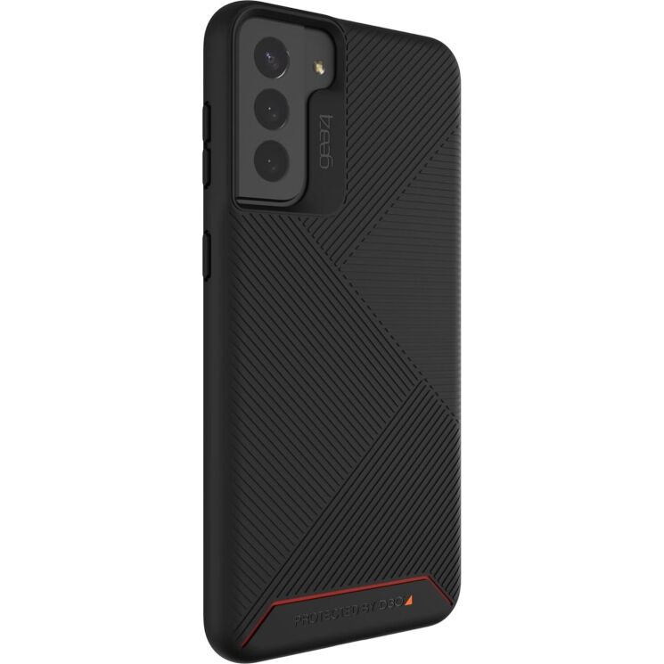 Защитный чехол Zagg Gear4 Battersea Denali D30 для Samsung Galaxy S21 (G991) (702007299 /702007459) - Black / Red: фото 4 из 13