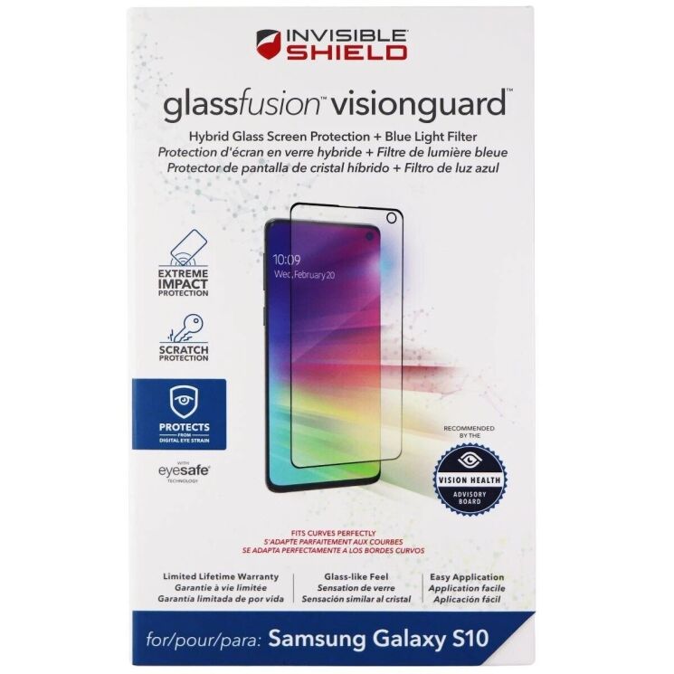 Защитный чехол ZAGG InvisibleShield GlassFusion VisionGuard для Samsung Galaxy S10 (G973) 848467092547 - Black: фото 6 из 7