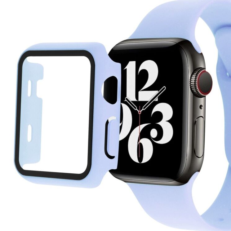 Захисний комплект Deexe Protective Kit для Apple Watch 45 mm (7 / 8 / 9 Series) - Purple: фото 3 з 8