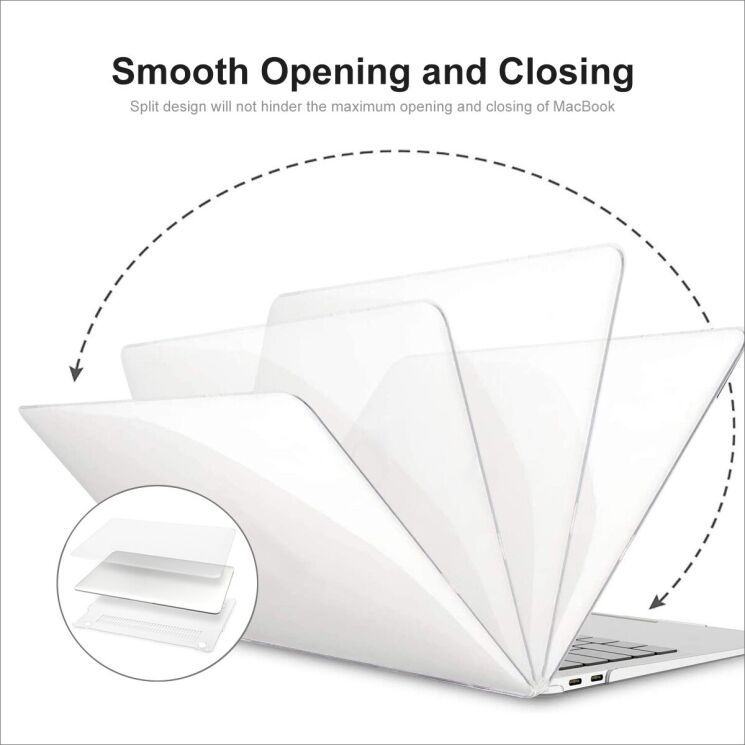 Защитный комплект ENKAY Crystal Combo для Apple MacBook Neo (2026) - Transparent: фото 4 из 9