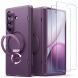 Защитный комплект TORRAS Ostand Q3 Spin with MagSafe (FF) для Samsung Galaxy Fold 8 Ultra - Purple (424066V). Фото 1 из 9