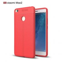 Захисний чохол Deexe Leather Cover для Xiaomi Mi Max 2 - Red: фото 1 з 11