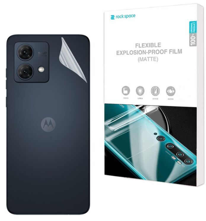 Антиблікова плівка на задню панель RockSpace Explosion-Proof Matte для Motorola Moto G84: фото 1 з 9