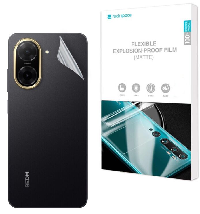 Антиблікова плівка на задню панель RockSpace Explosion-Proof Matte для Xiaomi Redmi A5: фото 1 з 9