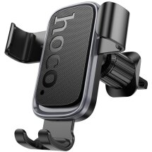 Автомобильный держатель Hoco H80 - Black / Metal Gray: фото 1 из 7