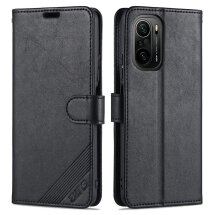 Чехол AZNS Wallet Case для Xiaomi Poco F3 / Redmi K40 / Redmi K40 Pro / Mi 11i - Black: фото 1 из 6