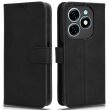 Чехол Deexe Classic Wallet для TECNO Spark 20 - Black (345500B)