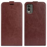 Чехол Deexe Flip Case для Nokia C32 - Brown: фото 1 из 9