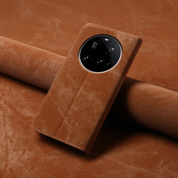 Чехол Deexe Jeans Style для Xiaomi 15 Ultra - Coffee: фото 7 из 7