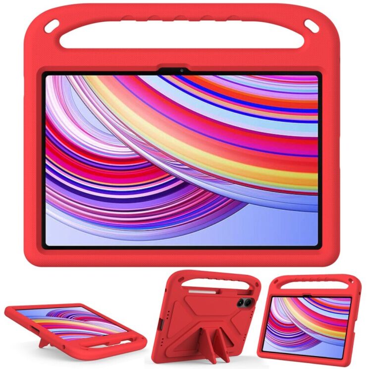 Чехол Deexe KickStand Cover для Xiaomi Redmi Pad Pro - Red: фото 2 из 7