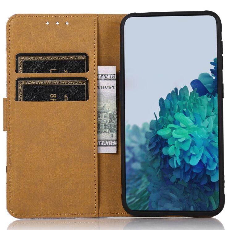 Чехол Deexe Life Style Wallet для Nokia C31 - Cat and Heart: фото 2 из 6