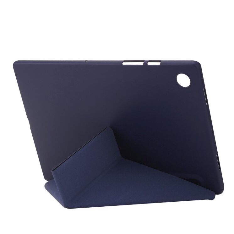 Чехол Deexe Origami Case для Samsung Galaxy Tab A9 (X110/115) - Dark Blue: фото 2 из 7