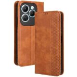 Чохол Deexe Retro Style для Infinix Hot 40 / 40 Pro - Brown (344702Z)