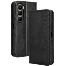Чохол Deexe Retro Style для Infinix Hot 60і - Black: фото 1 з 7