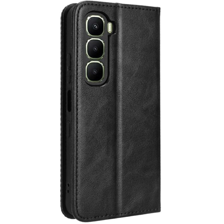 Чохол Deexe Retro Style для Infinix Hot 60і - Black: фото 6 з 7