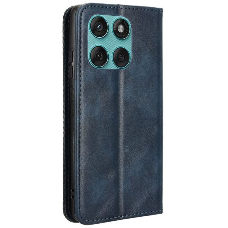 Чехол Deexe Retro Style для Motorola Edge 60 / Edge 60 Fusion - Blue: фото 6 из 18
