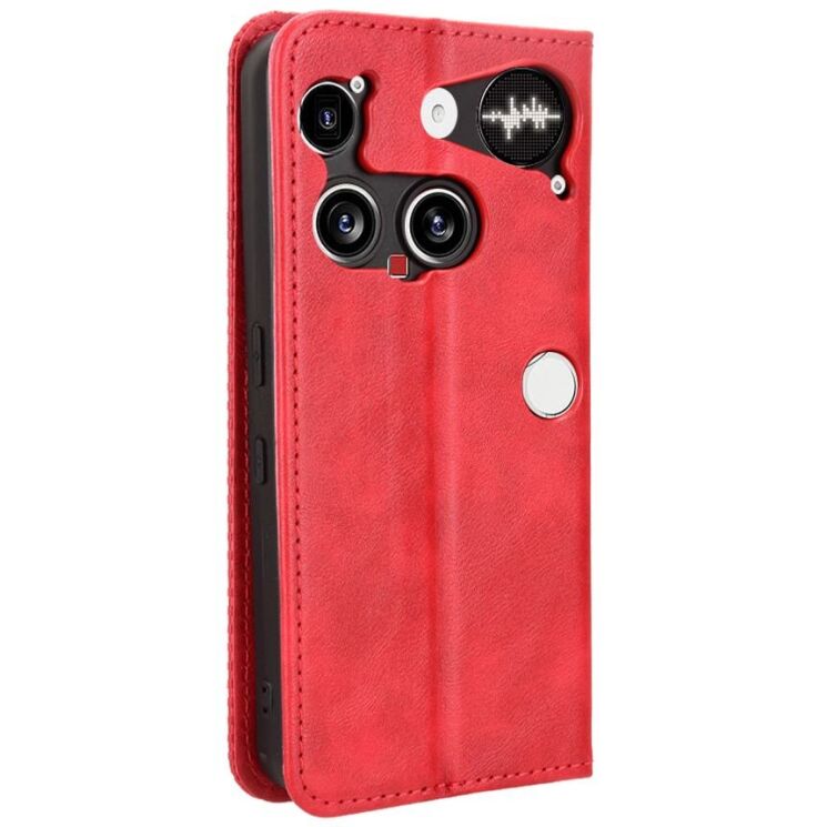 Чехол Deexe Retro Style для Nothing Phone (3) - Red: фото 8 из 18