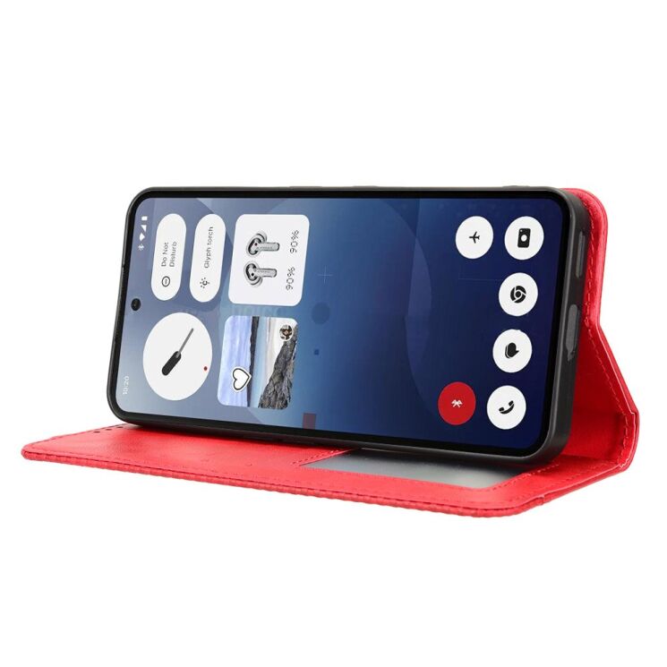 Чехол Deexe Retro Style для Nothing Phone (3) - Red: фото 7 из 18