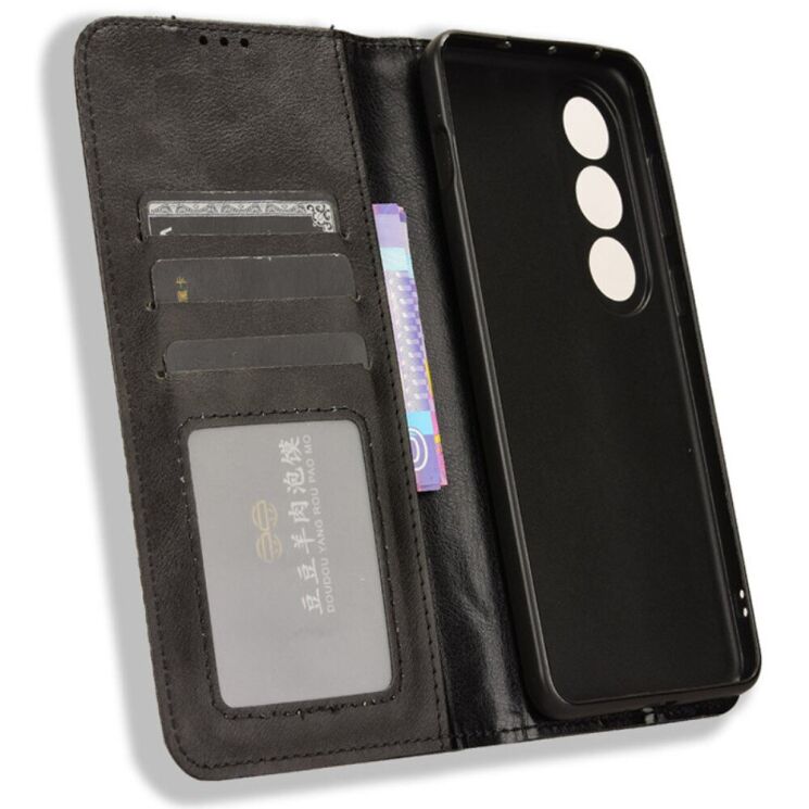 Чехол Deexe Retro Style для OnePlus Ace 3V - Black: фото 4 из 7