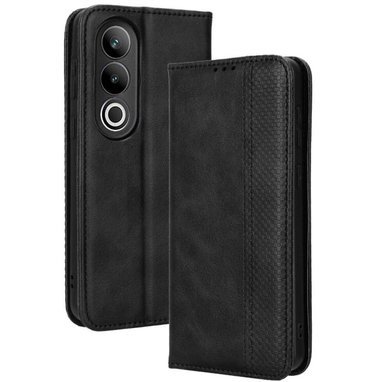 Чехол Deexe Retro Style для OnePlus Ace 3V - Black: фото 1 из 7