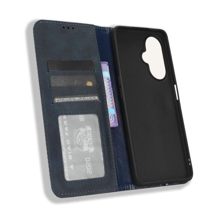 Чехол Deexe Retro Style для OnePlus Nord CE 3 Lite - Blue: фото 4 из 9