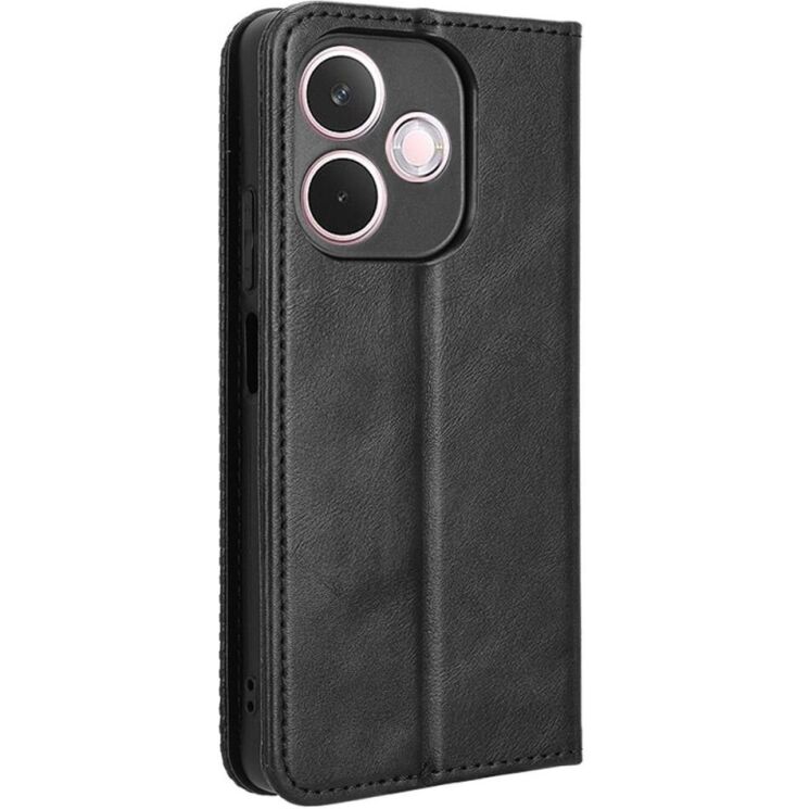 Чохол Deexe Retro Style для Oppo A5 Pro (4G/5G) - Black: фото 6 з 7