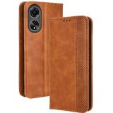 Чохол Deexe Retro Style для OPPO A58 - Brown (337901Z)