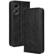Чохол Deexe Retro Style для OPPO A78 - Black (336605B)