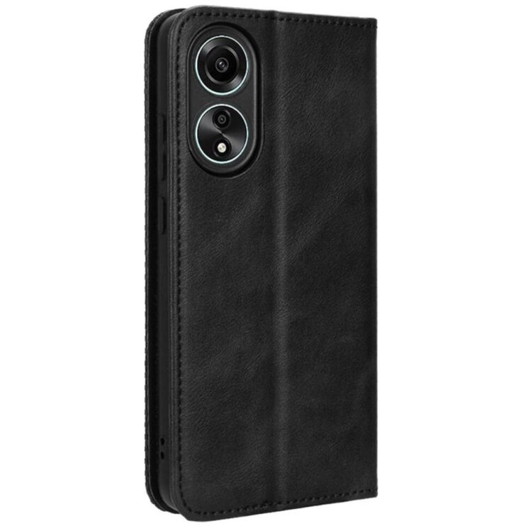 Чохол Deexe Retro Style для OPPO A78 - Black: фото 5 з 6