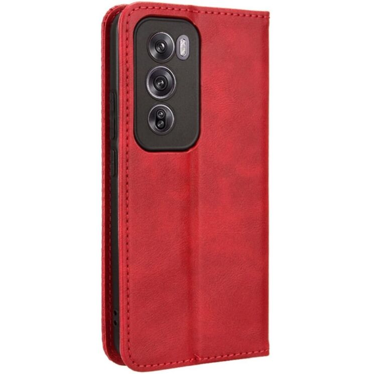 Чехол Deexe Retro Style для OPPO Reno 12 - Red: фото 6 из 7