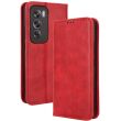 Чехол Deexe Retro Style для OPPO Reno 12 - Red (356801R)