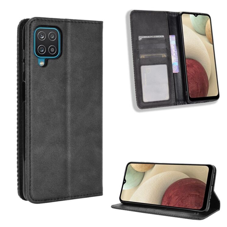 Чохол Deexe Retro Style для Samsung Galaxy M32 (M325) - Black: фото 7 з 17