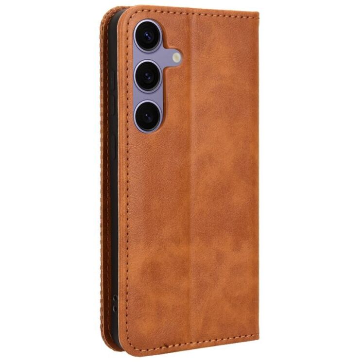 Чехол Deexe Retro Style для Samsung Galaxy S25 FE (S731) - Brown: фото 8 из 18