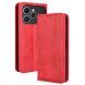 Чохол-книжка Deexe Retro Style для TECNO Spark 40 - Red (402601R). Фото 9 з 16