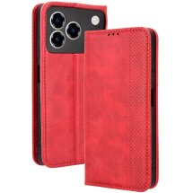 Чехол Deexe Retro Style для ZTE Blade A76 - Red: фото 1 из 17