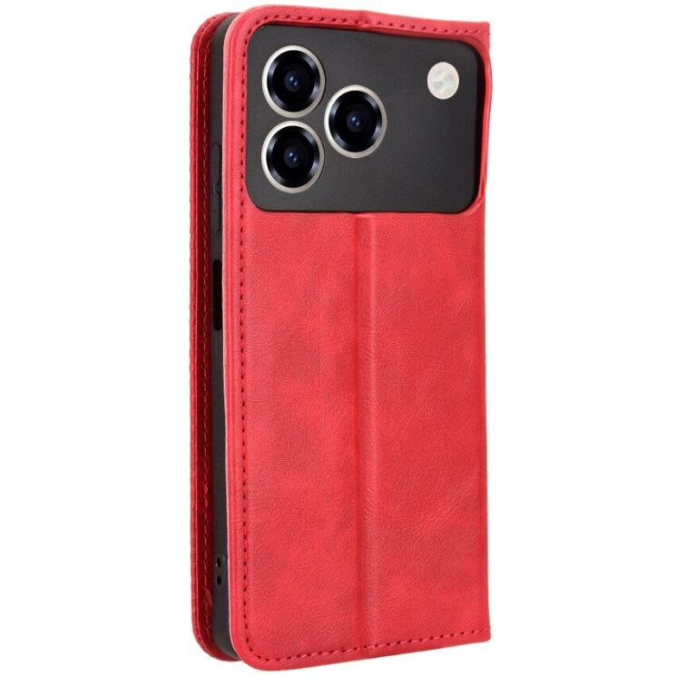 Чехол Deexe Retro Style для ZTE Blade A76 - Red: фото 8 из 17