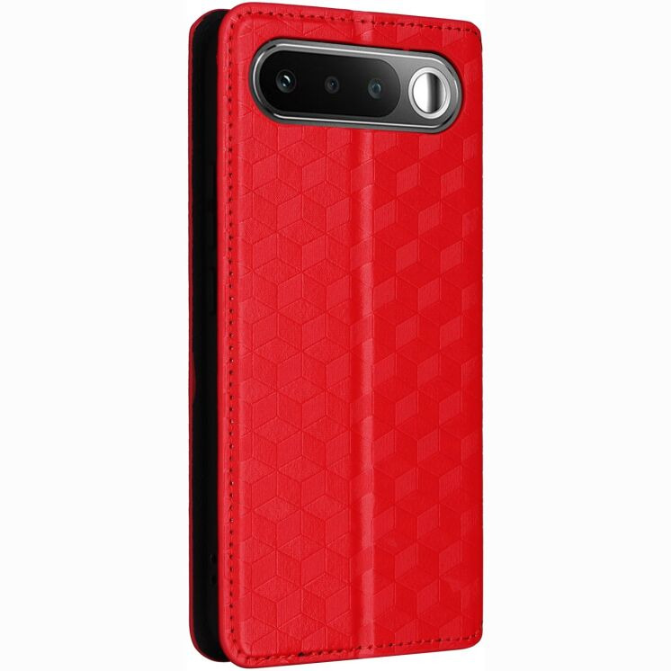 Чохол Deexe Rhombus Book для Realme 16 - Red: фото 7 з 9
