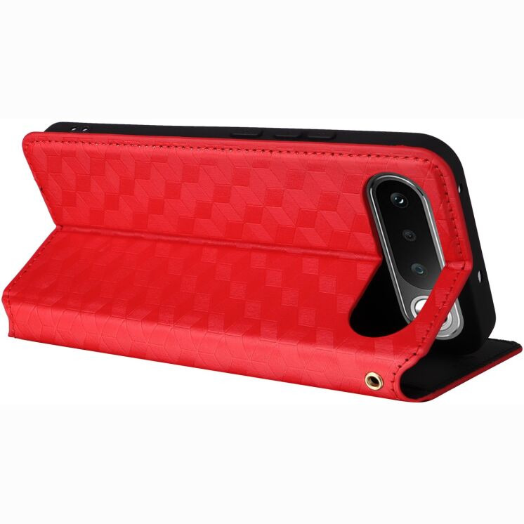 Чохол Deexe Rhombus Book для Realme 16 - Red: фото 5 з 9